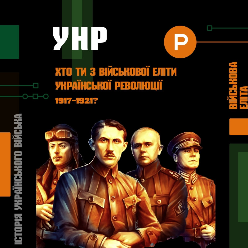 Хто ти з Військової еліти Української революції 1917-1921 рр.?