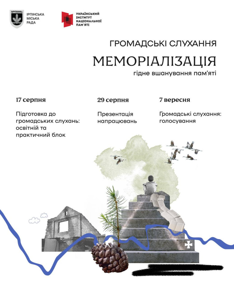 Громадські слухання  Ірпінської міської ради з питань меморіалізації