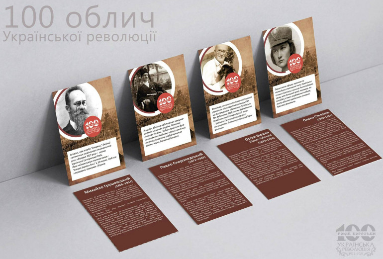 Карткова гра “100 облич Української революції”