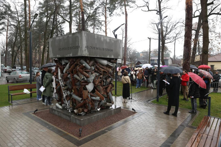 У Ірпені відкрили монумент «Воля» та обговорили «Книгу пам’яті» громади